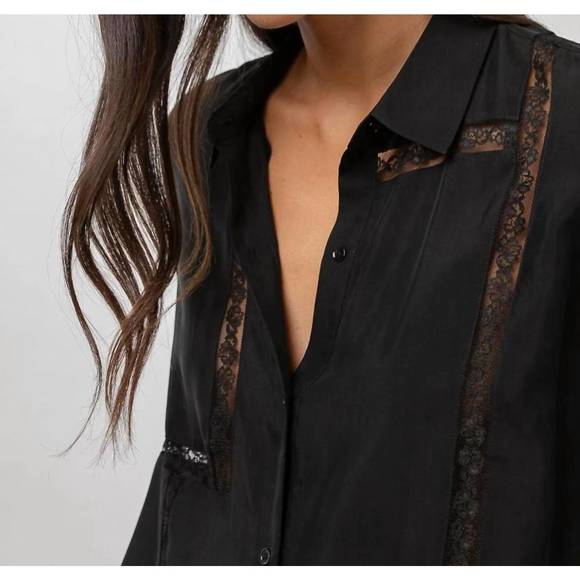 NEW RAILS mona blouse in black - Picture 3 of 5